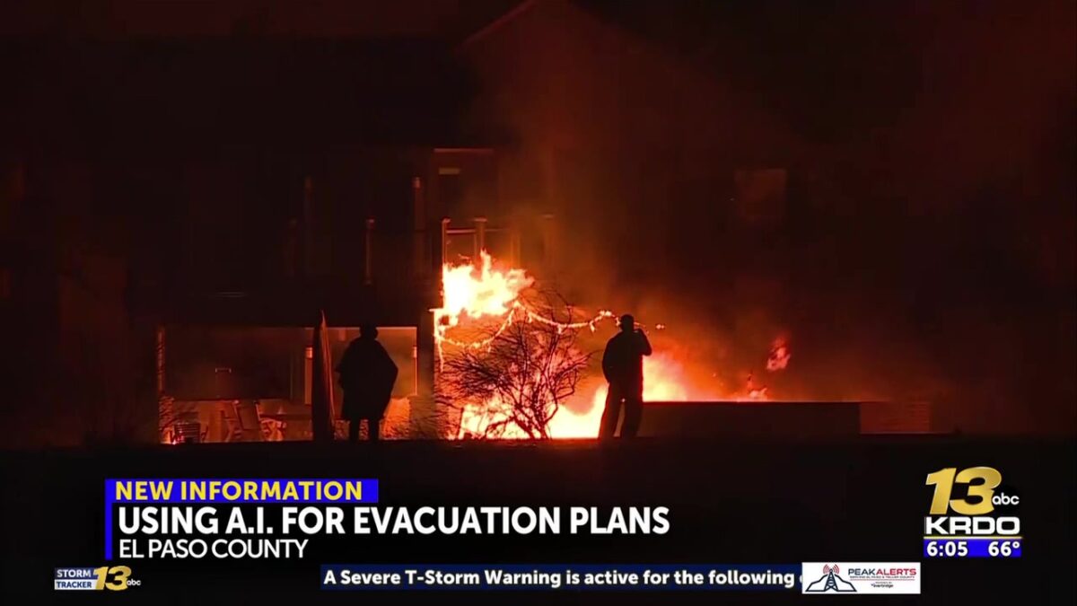 Some residents concerned over use of AI to create new wildfire evacuation plan in Pikes Peak Region