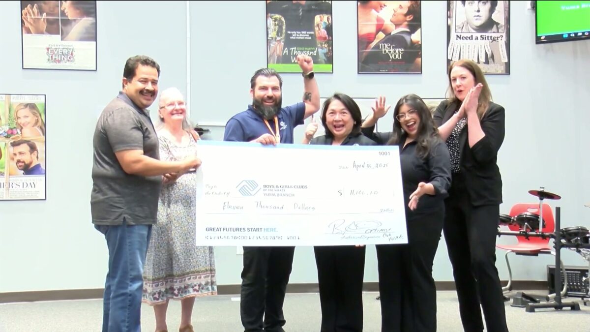 Three generous donations making a difference at the Yuma Boys and Girls Club