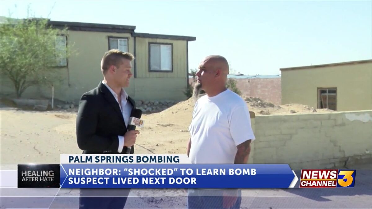 Neighbor shocked to learn Palm Springs bombing suspect may have assembled explosives next door