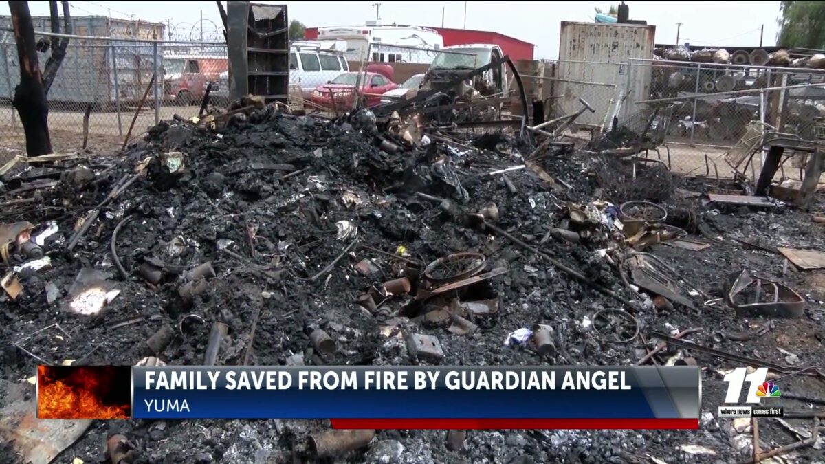 Local family displaced after home caught on fire