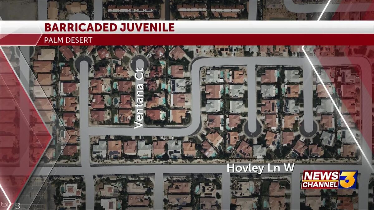 Juvenile Surrenders After Armed Standoff at Palm Desert Home