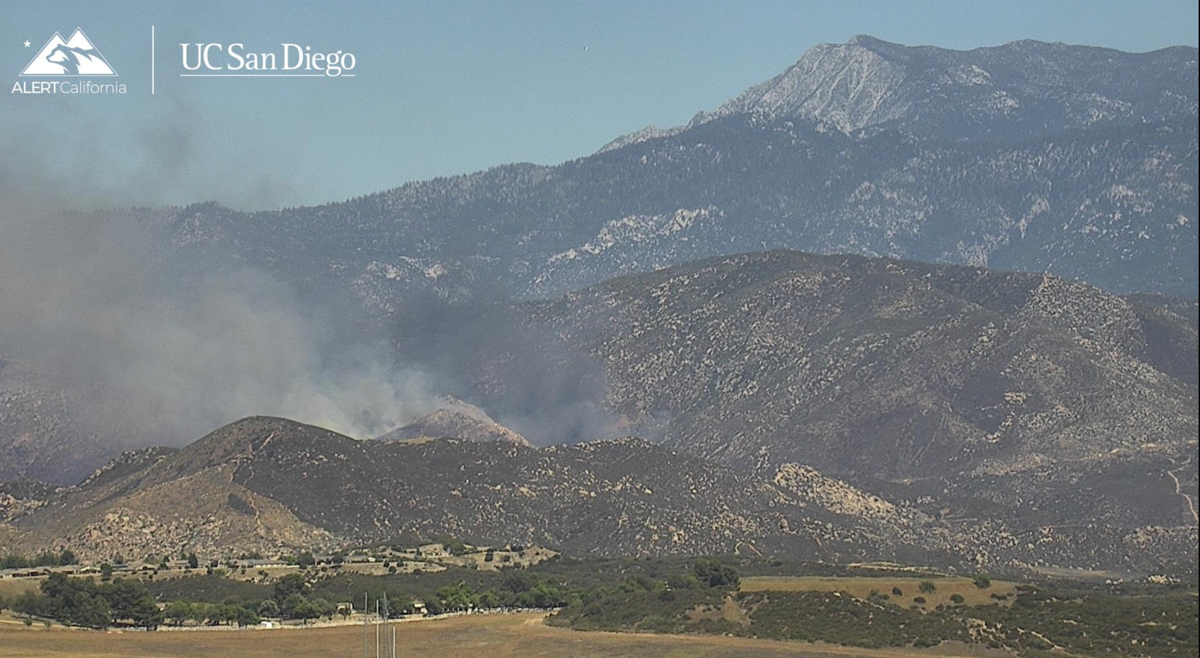Wolf Fire sparks up south of Banning