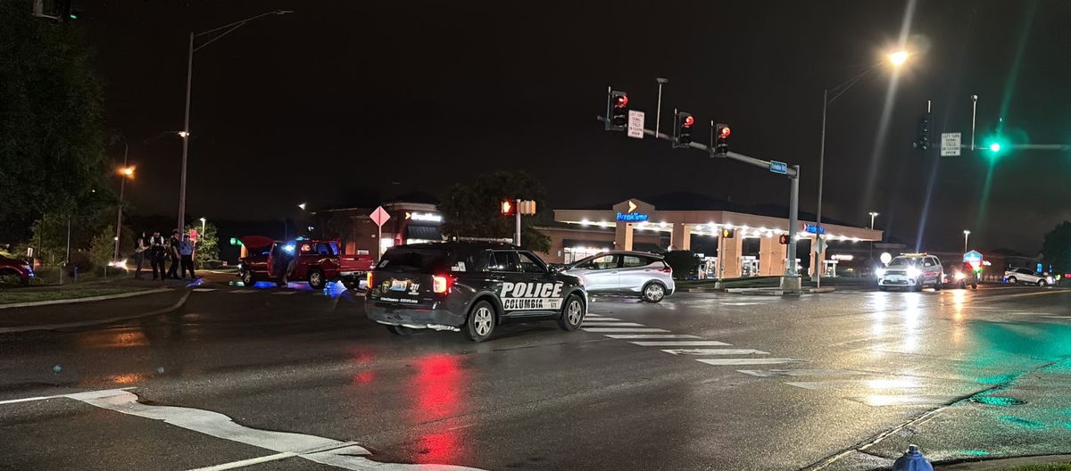 Two vehicles involved in crash near Break Time on Trimble Road in Columbia