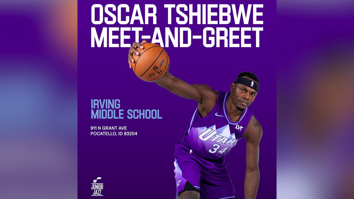 Junior Jazz players and public invited to meet Utah Jazz player Oscar Tshiebwe