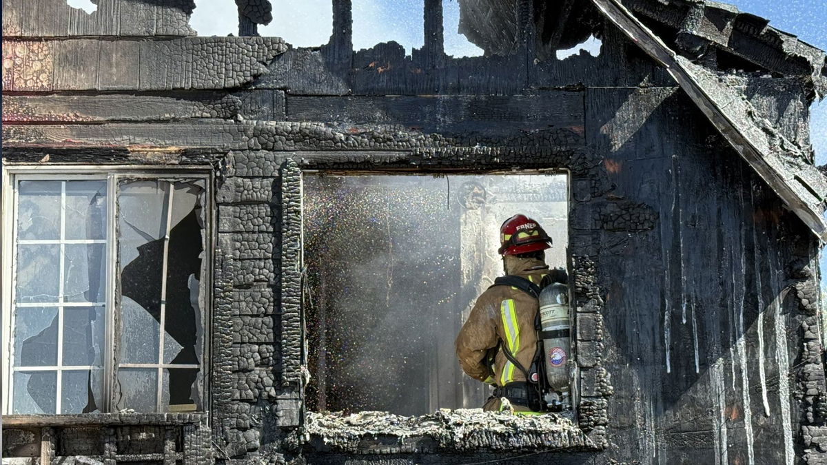Multiple fire crews help with house fire in Paso Robles