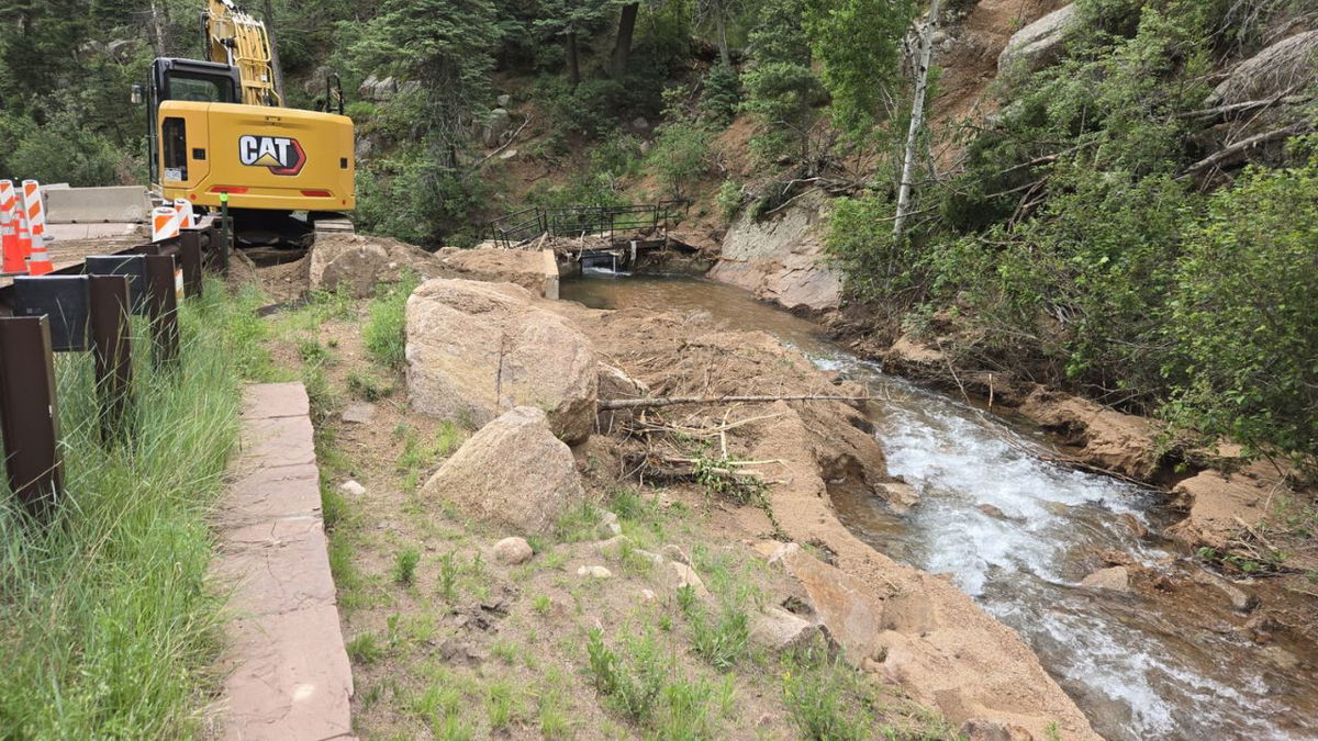 North Cheyenne Canyon Road remains closed following road washout