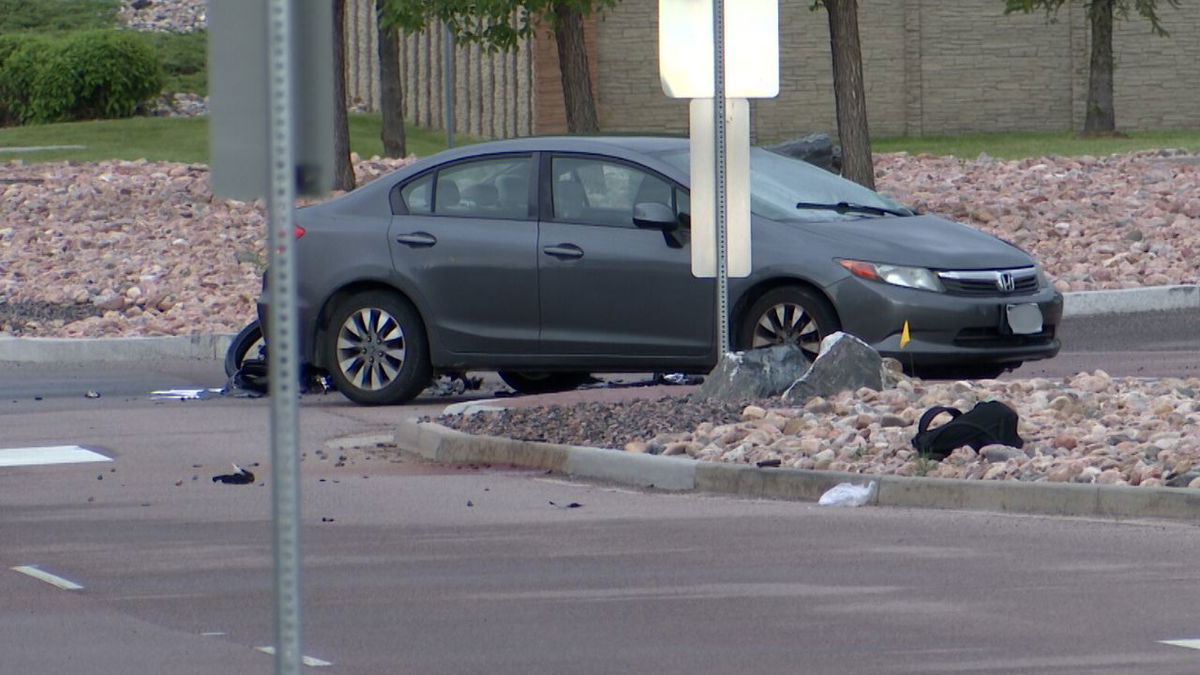 Vehicle crash kills motorcyclist in Northeast part of Colorado Springs