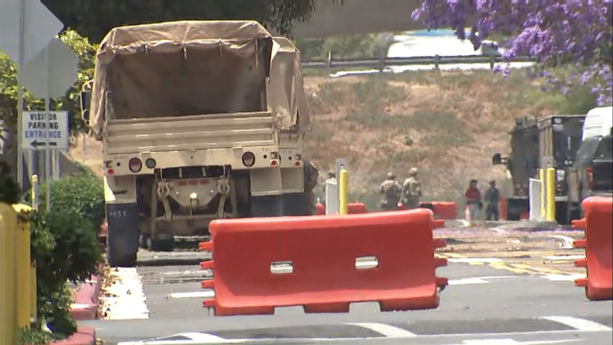 Marines begin LA deployment