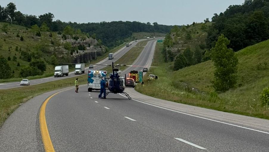 Woman seriously injured in Phelps County crash