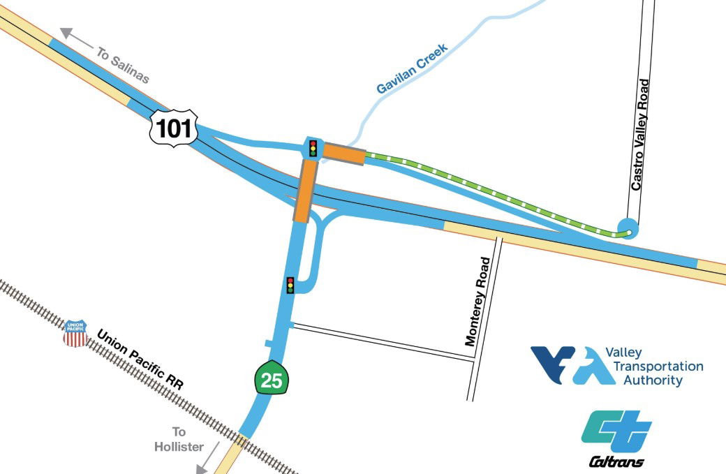 Construction forces ramp closures along Highway 101
