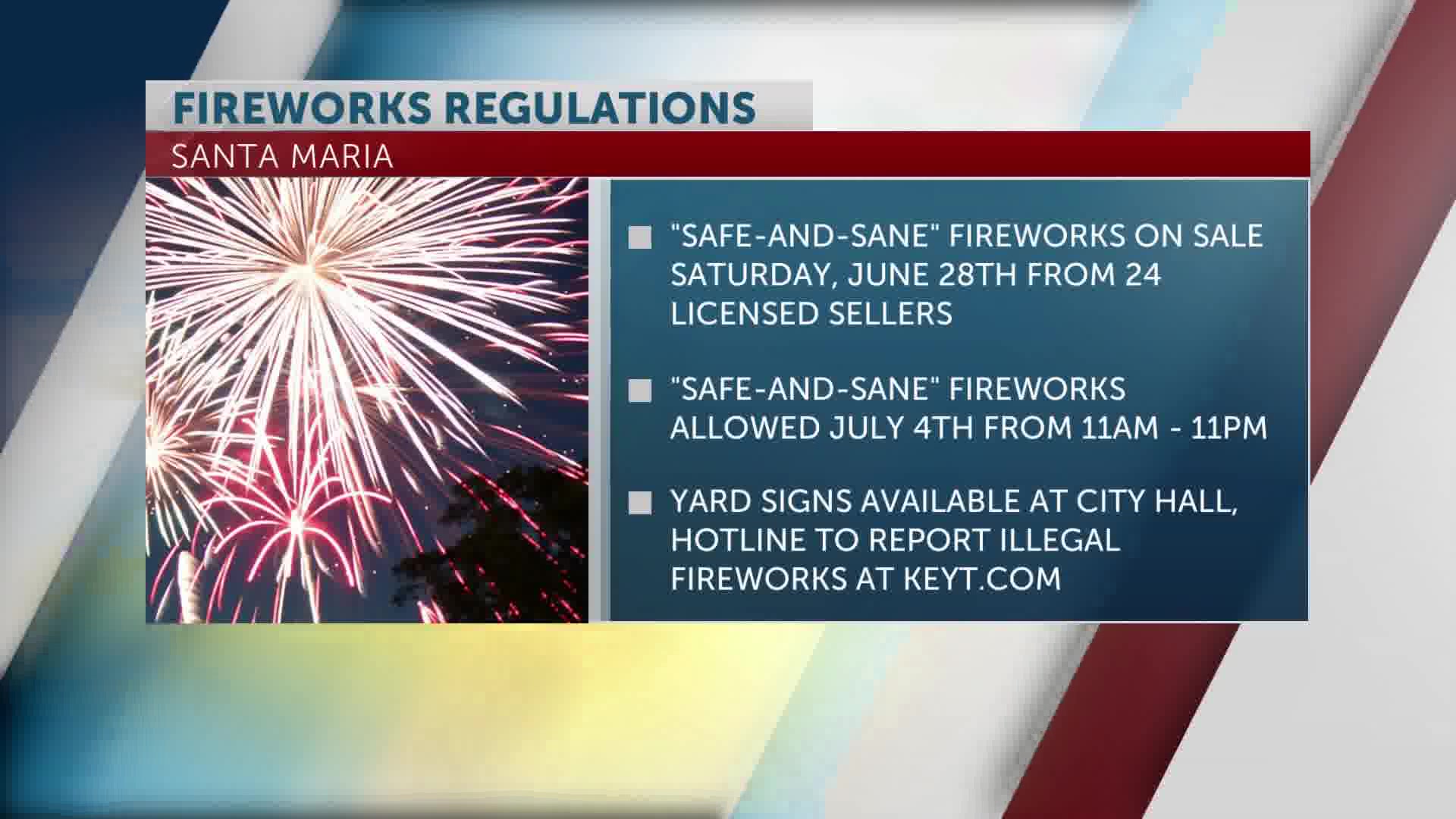 Fireworks Sales and Regulations in Santa Maria