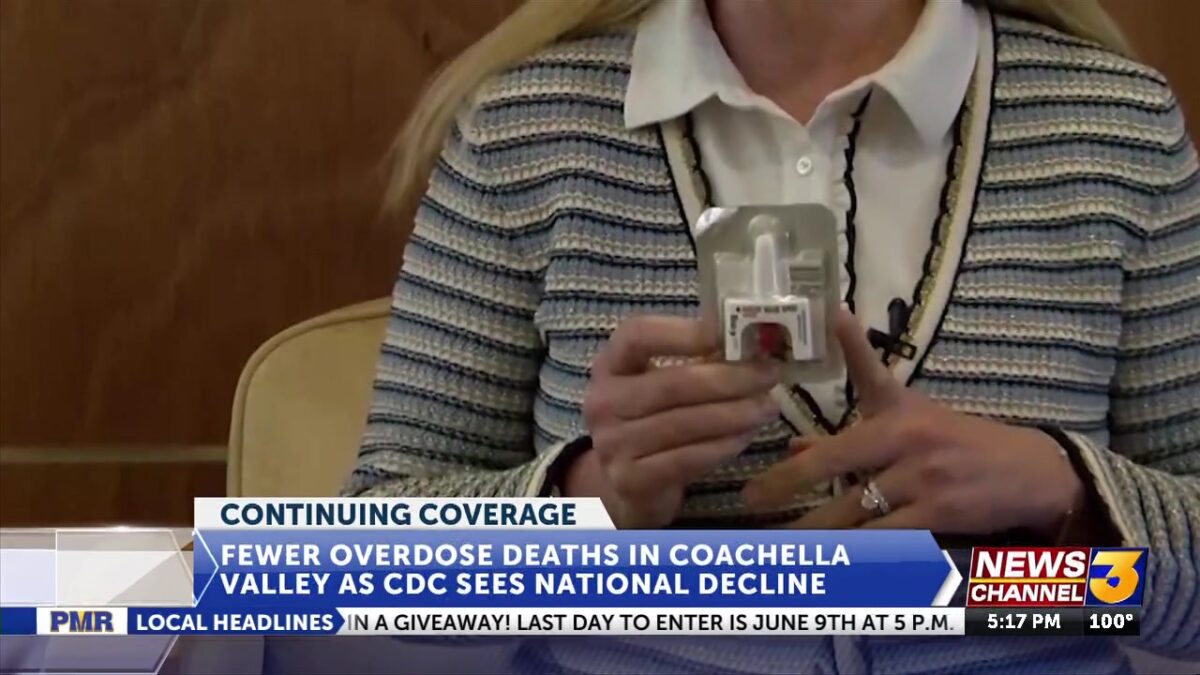 Fewer overdose deaths in Coachella Valley as CDC sees national decline