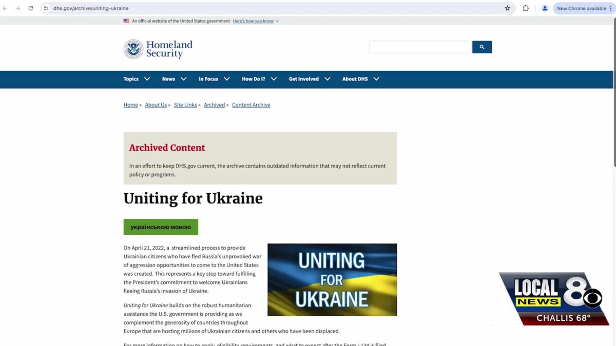 Local Ukrainian refugees left worrying about future after Federal Government suspended program