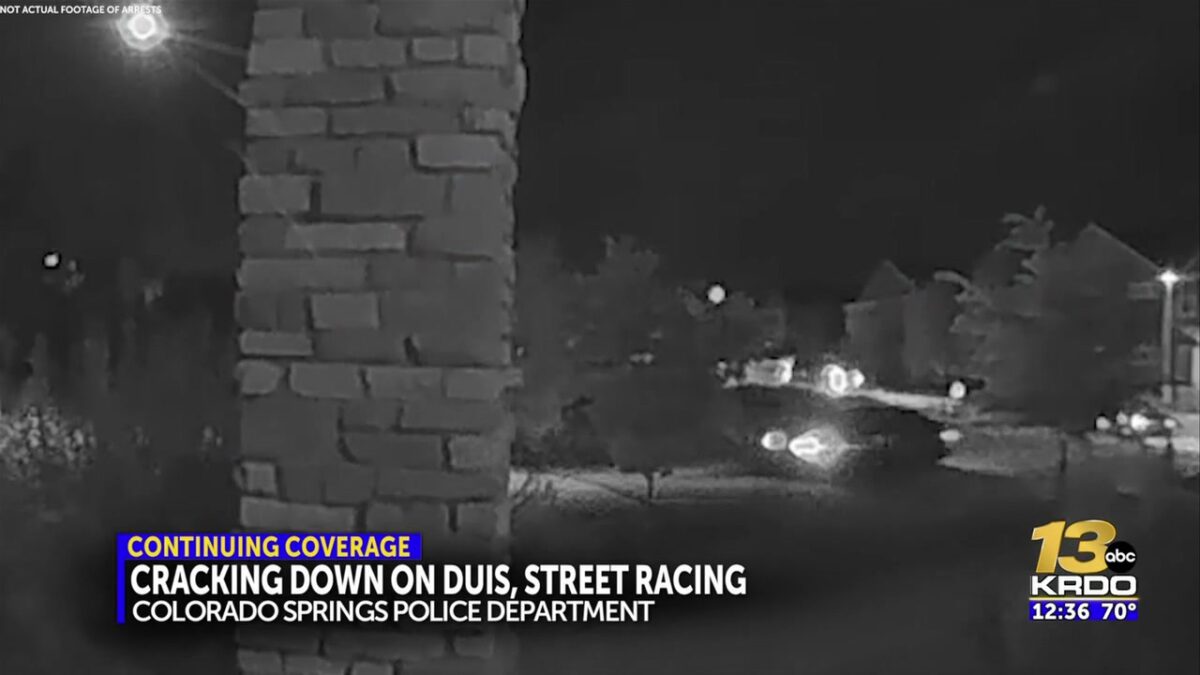 Law enforcement conduct street racing operation in Colorado Springs
