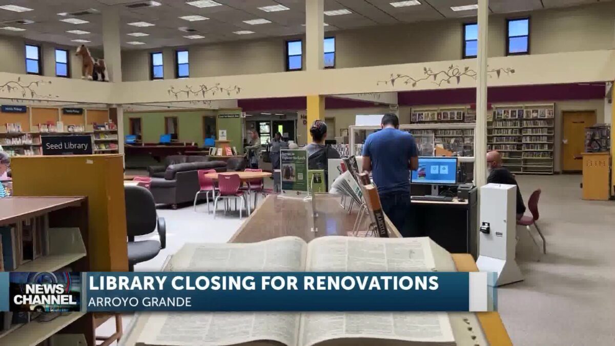 Arroyo Grande Library Temporarily Closing for Significant Renovations Next Month