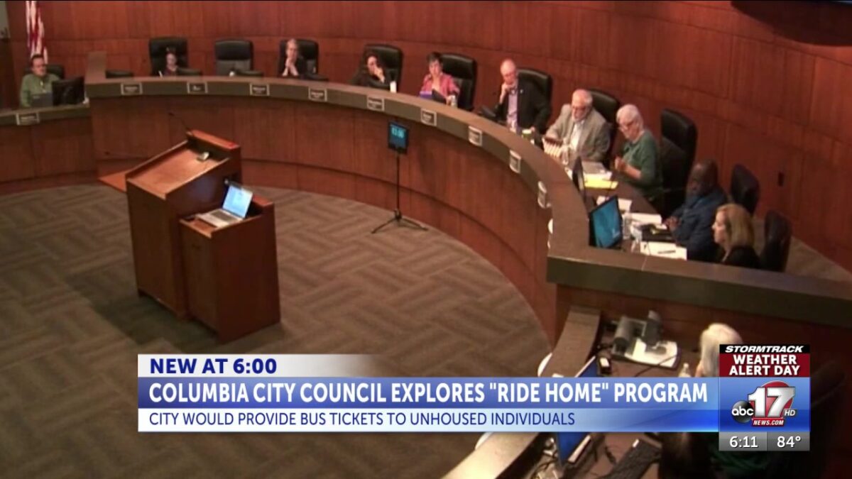 Columbia City Council discusses homeless transportation program