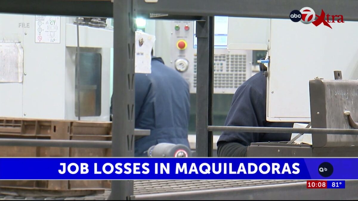 Maquiladoras continue to lose jobs south of the border