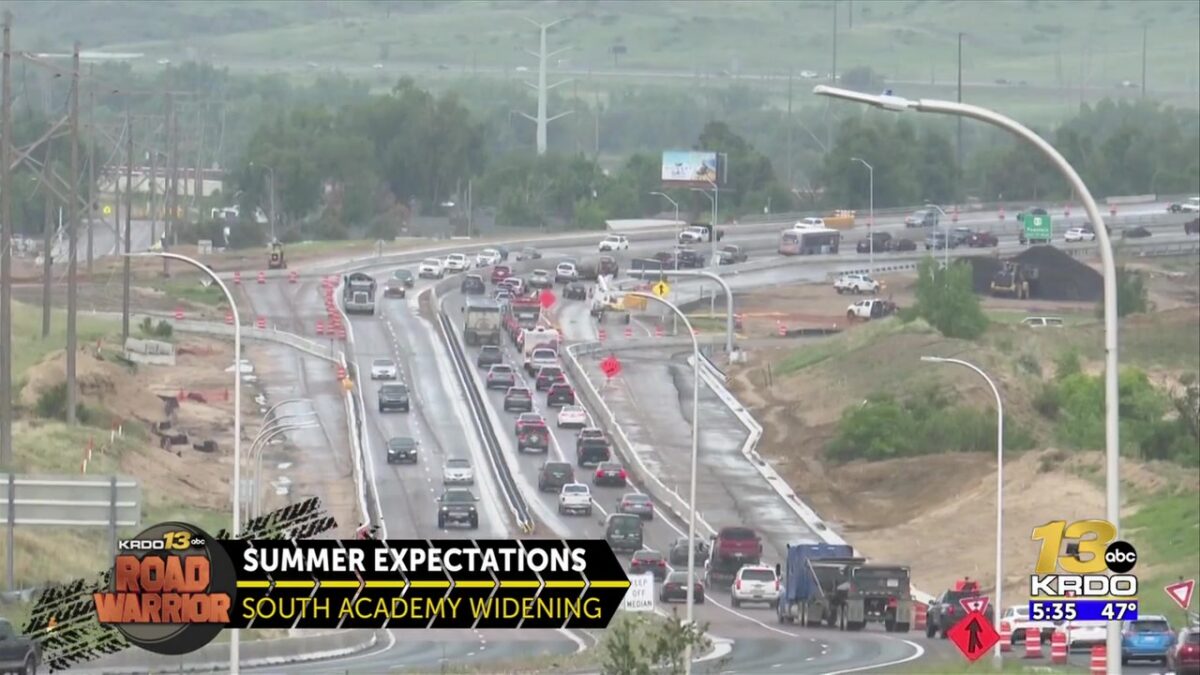 Here’s what to expect this summer from the South Academy Boulevard widening project by El Paso County