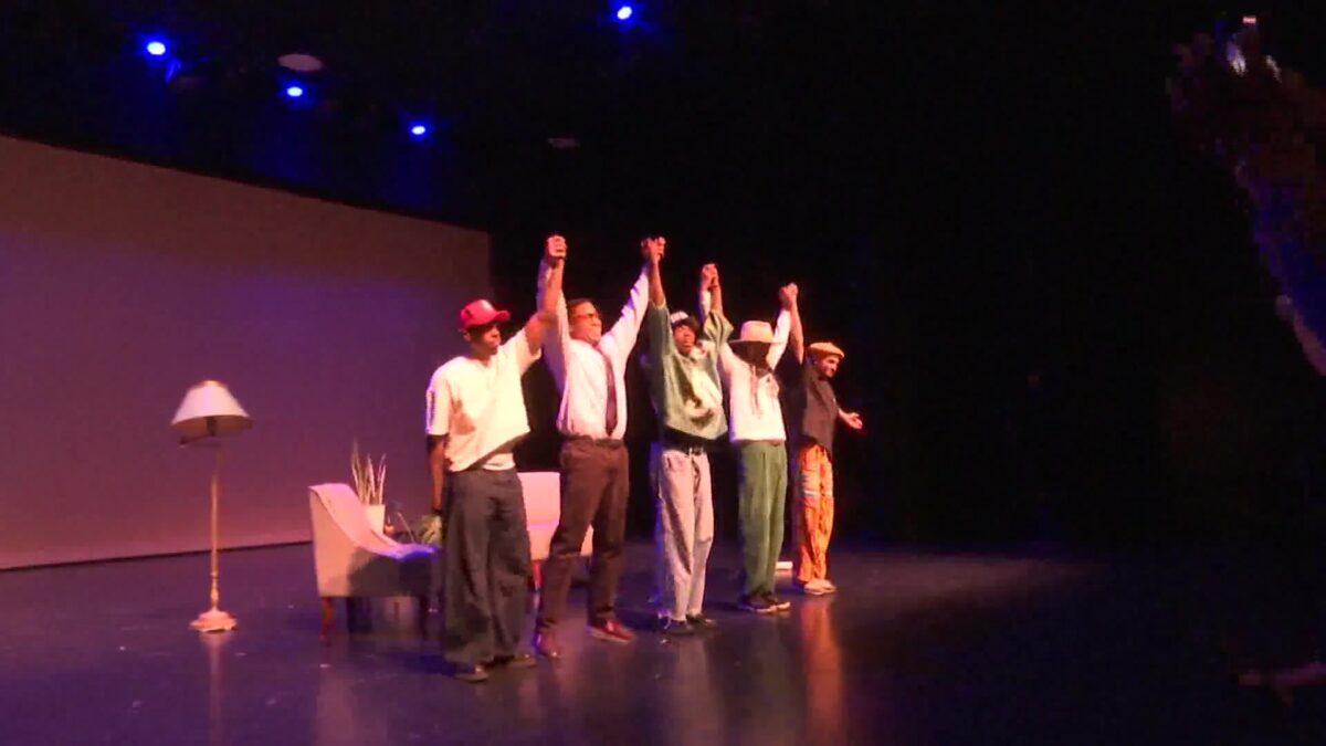 Locals celebrate Juneteenth with Jon Boogz for an evening of dance
