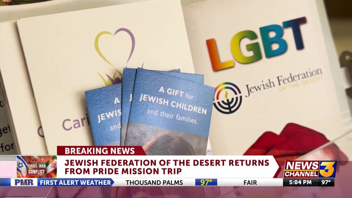 Leaders from Jewish Federations of North America’s Pride Mission to Israel detail trip