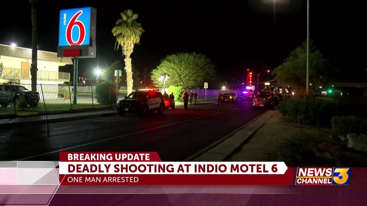 Suspect arrested in Thursday night shooting death at Indio Motel 6