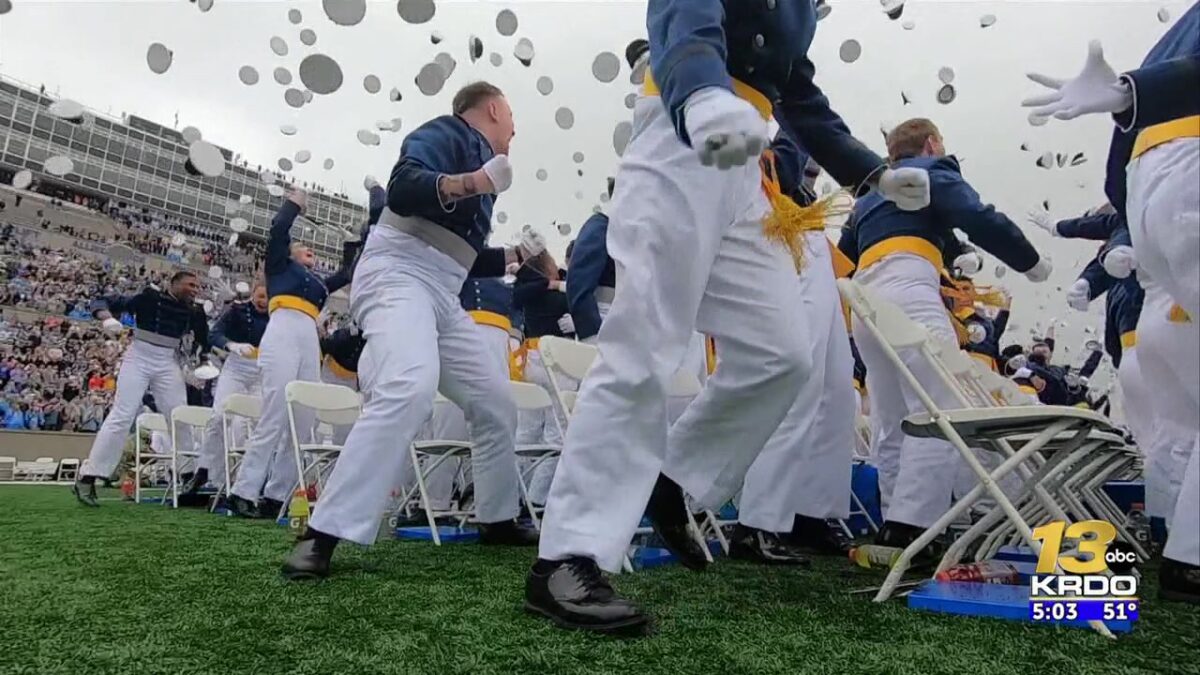 Air Force Academy graduates and family soak in emotional milestone