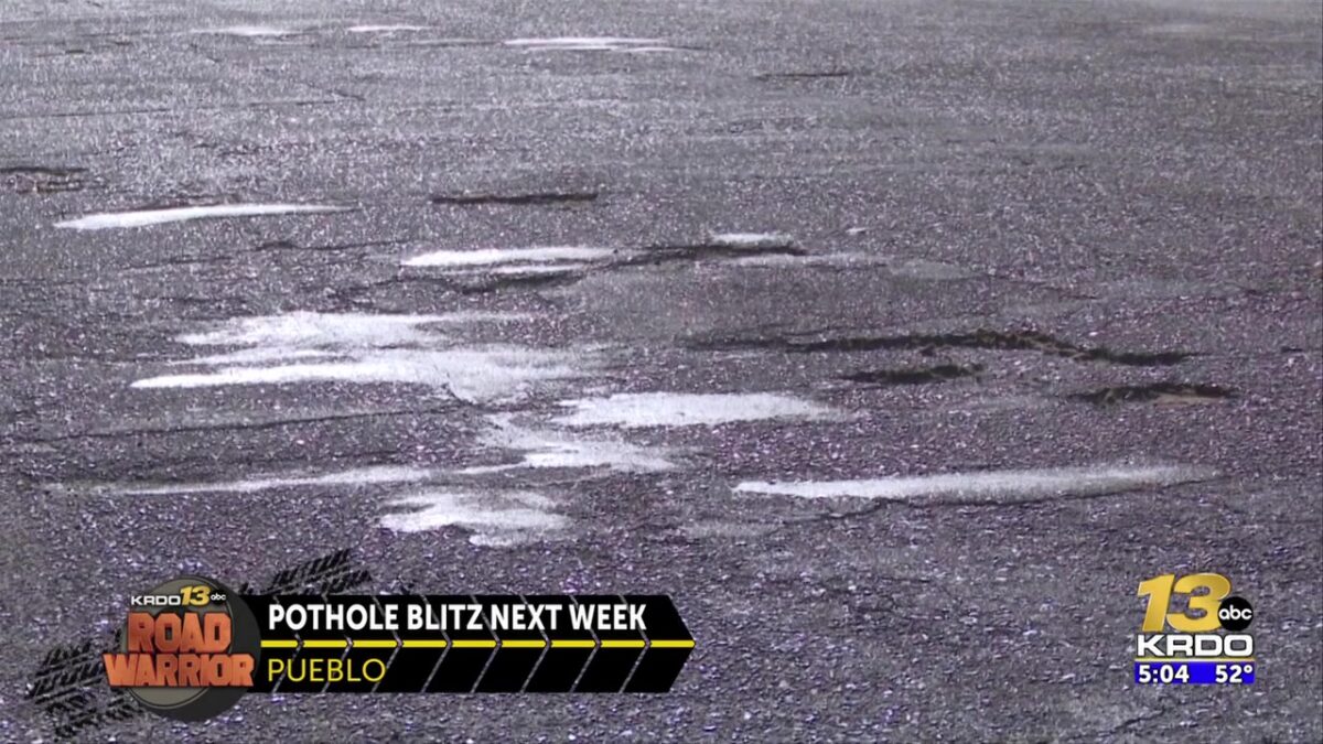 Have opinions on potholes in Pueblo? City officials ask for public input ahead of repair ‘blitz” next week