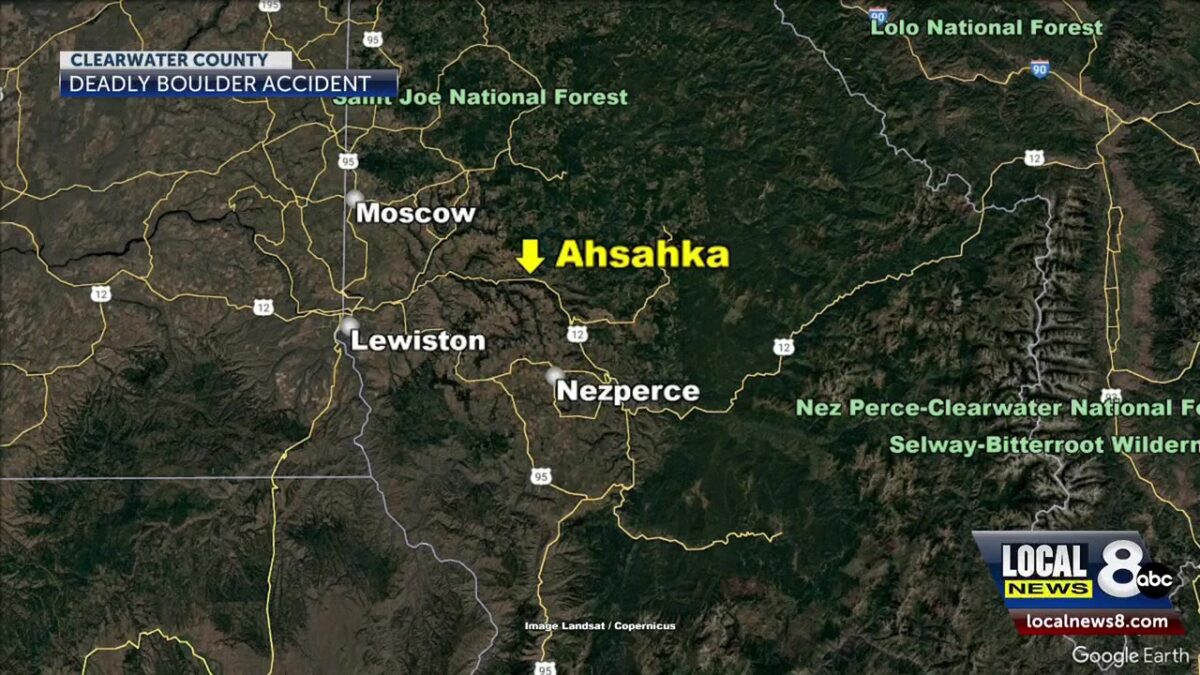 Lewiston teen dead after being crushed by boulder in Ahsahka