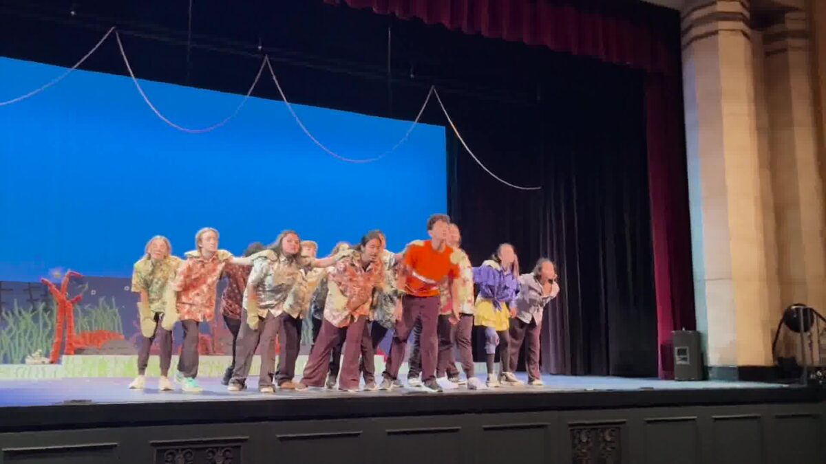 Santa Barbara Junior High just keeps swimming with Finding Nemo show