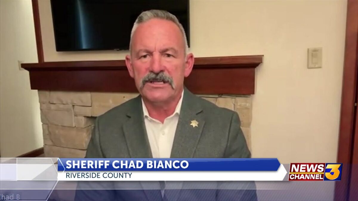 Riverside County Sheriff speaks on state and local response to protests in Los Angeles