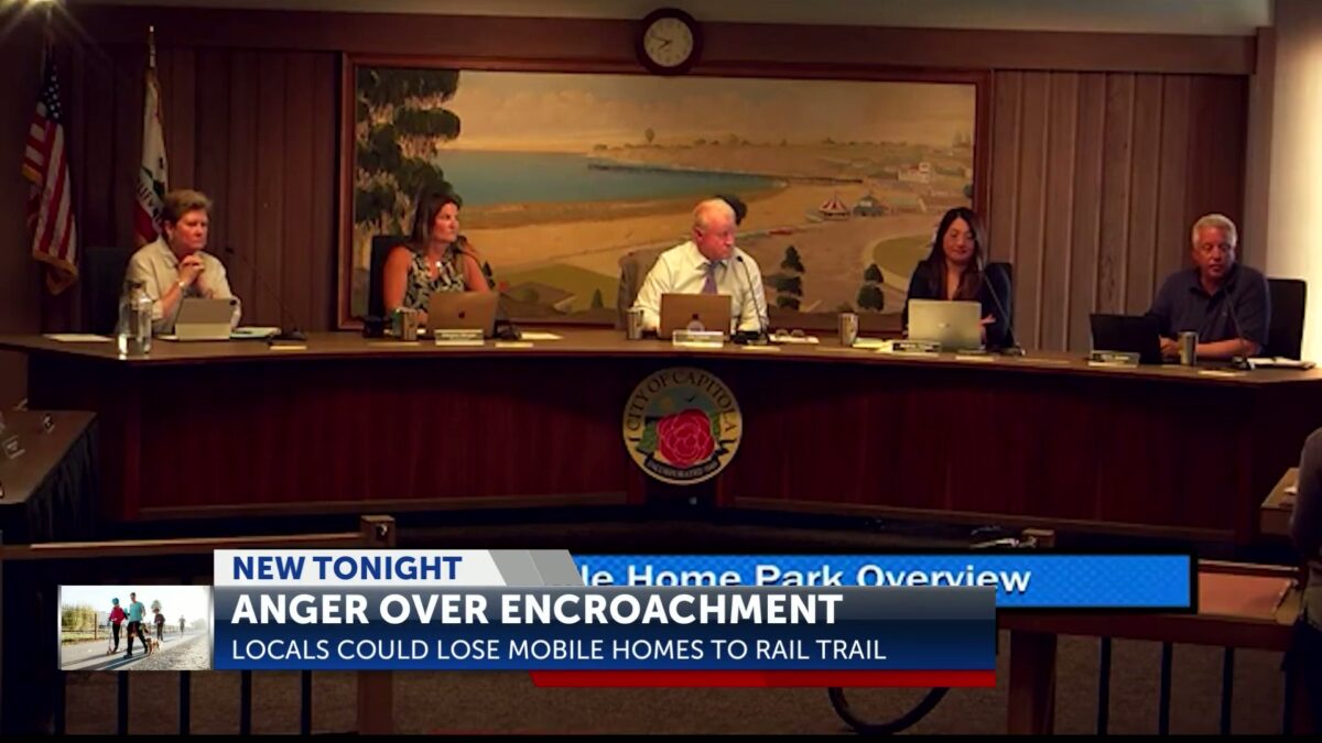 Coastal Rail Trail threatens Castle Mobile Home Estates in Capitola