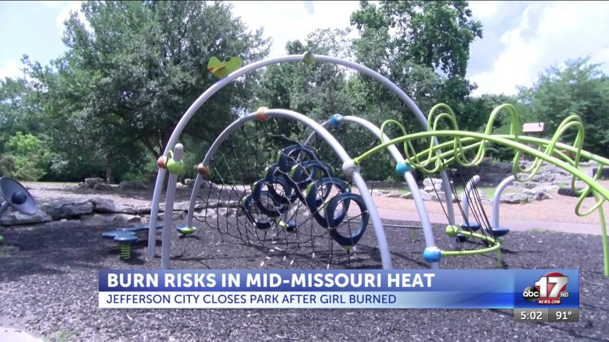 Mid-Missouri heat turns playground equipment into burn risk