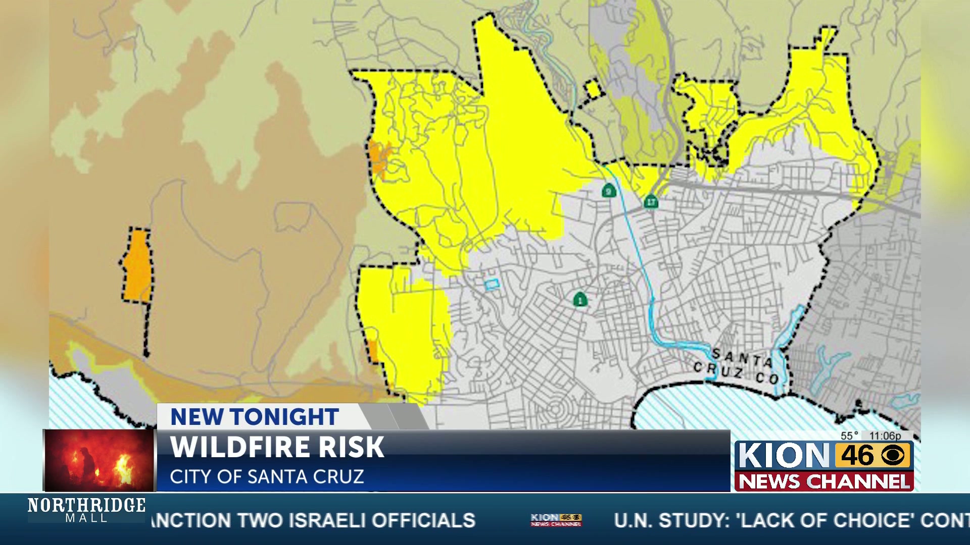 The City of Santa Cruz updates its fire hazard severity zone map