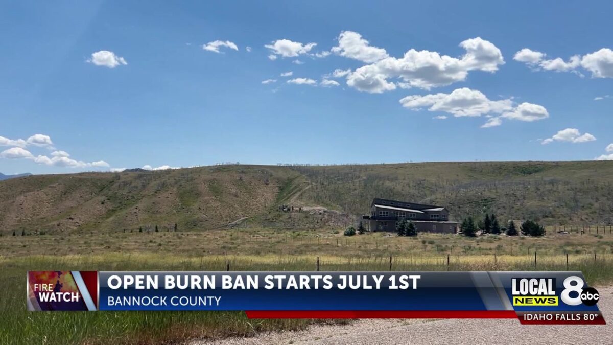 Bannock County announces county-wide burn ban starting July 1