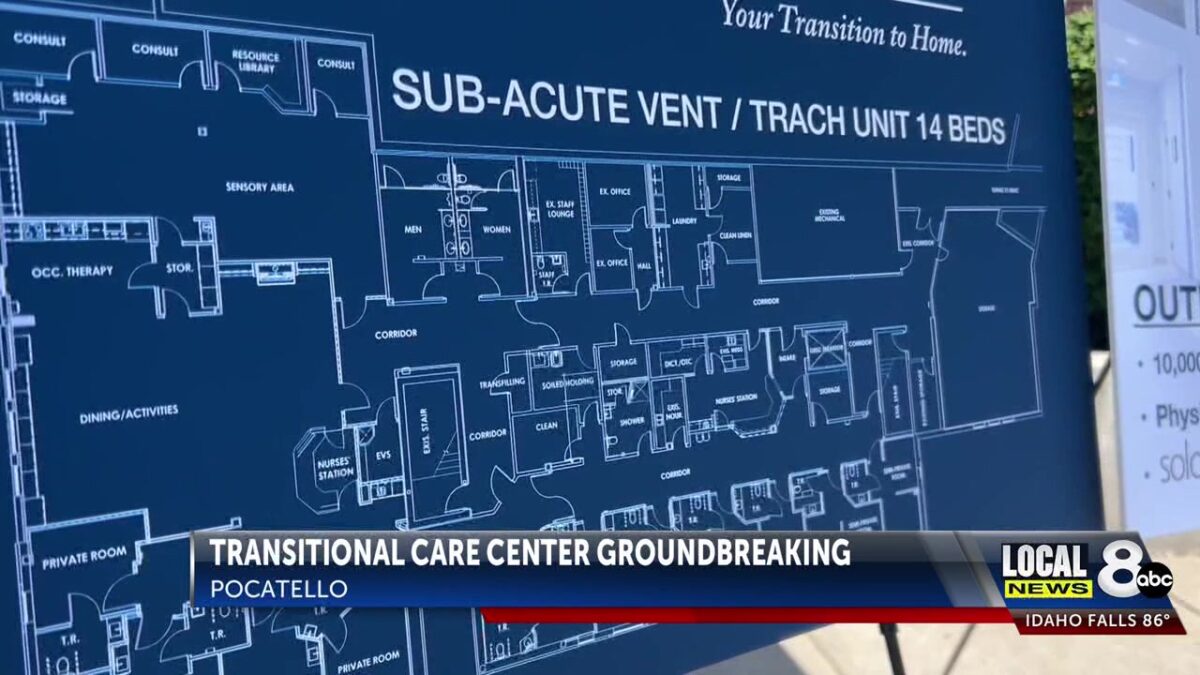 Transitional care center in Pocatello breaks ground on new unit