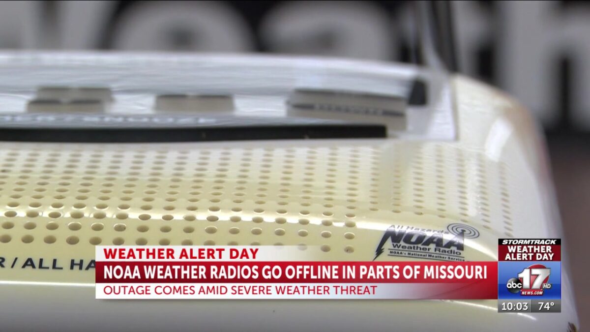 NOAA weather radios go offline in parts of Missouri for scheduled updates ahead of severe weather threat
