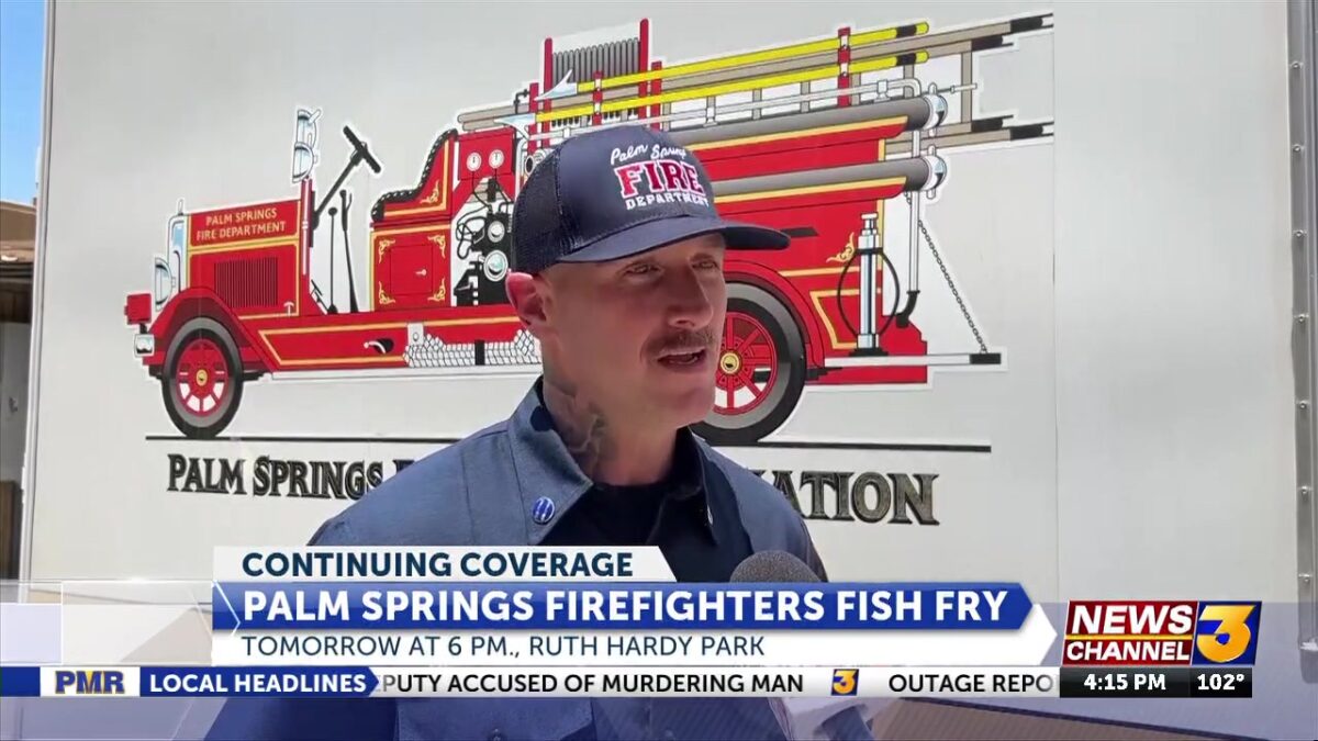 Palm Springs Fire Department to host annual Fish Fry this weekend