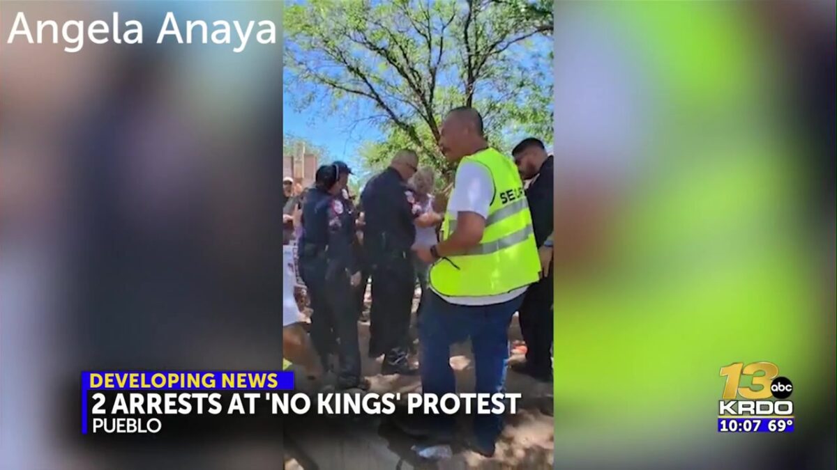 2 arrested at Pueblo ‘No Kings’ protest