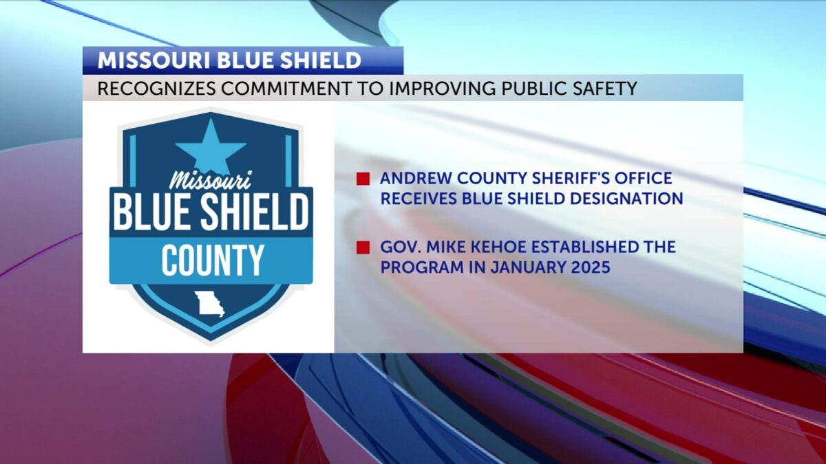 Andrew County earns Blue Shield designation
