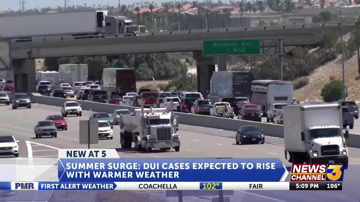 Summer Surge: DUI cases expected to rise with warmer weather
