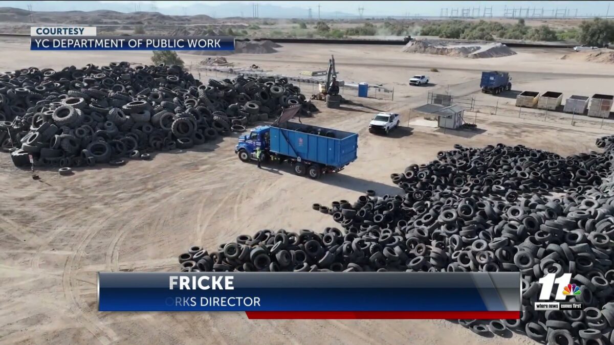 Yuma County Board of Supervisors adopts new waste tire disposal tipping fees