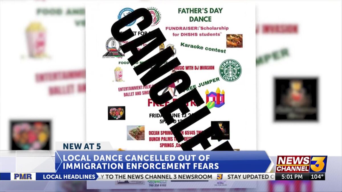 Desert Hot Springs dance cancelled out of immigration enforcement fears