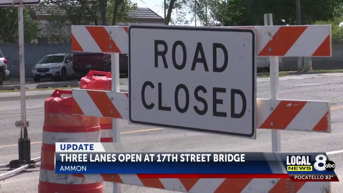 Ammon’s 17th Street bridge opens to three lanes; Full access expected by July 4th