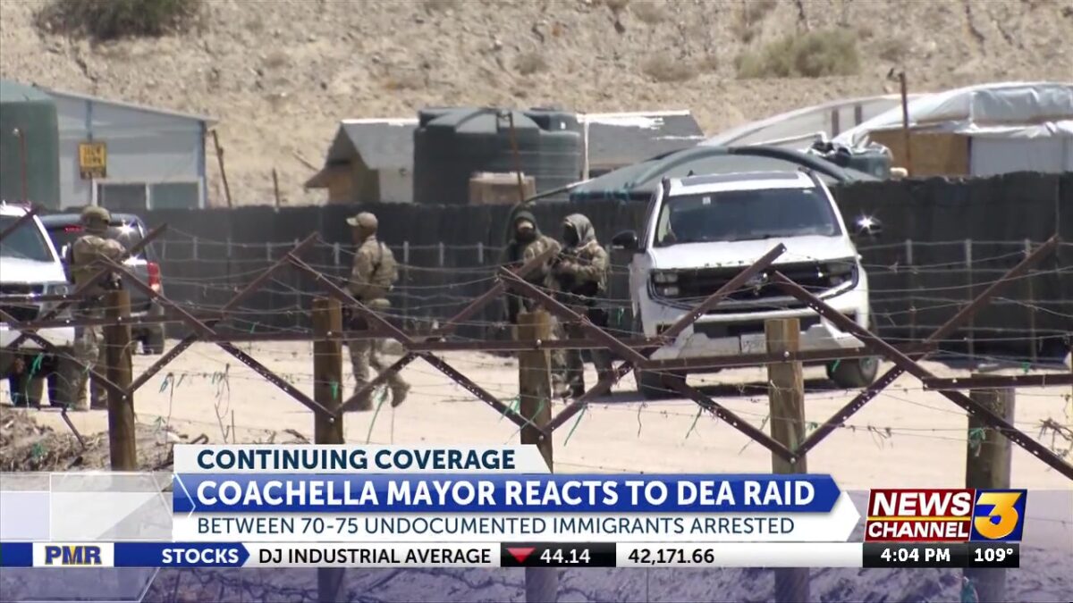 Coachella Mayor reacts to multi-agency raid on marijuana farms in East Valley