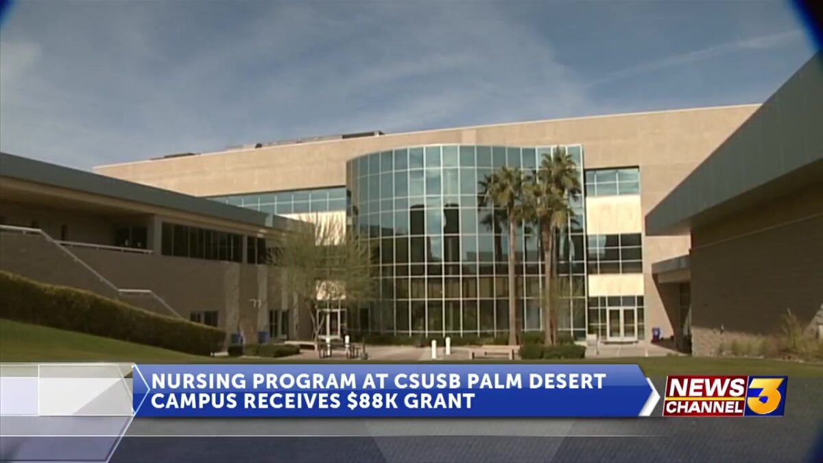 Nursing program at CSUSB Palm Desert campus receives $88K grant