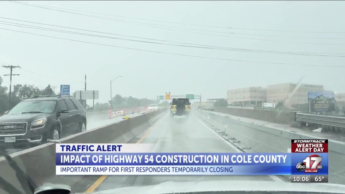 Traffic shift on Highway 54 in Jefferson City wont cause delays for first responders