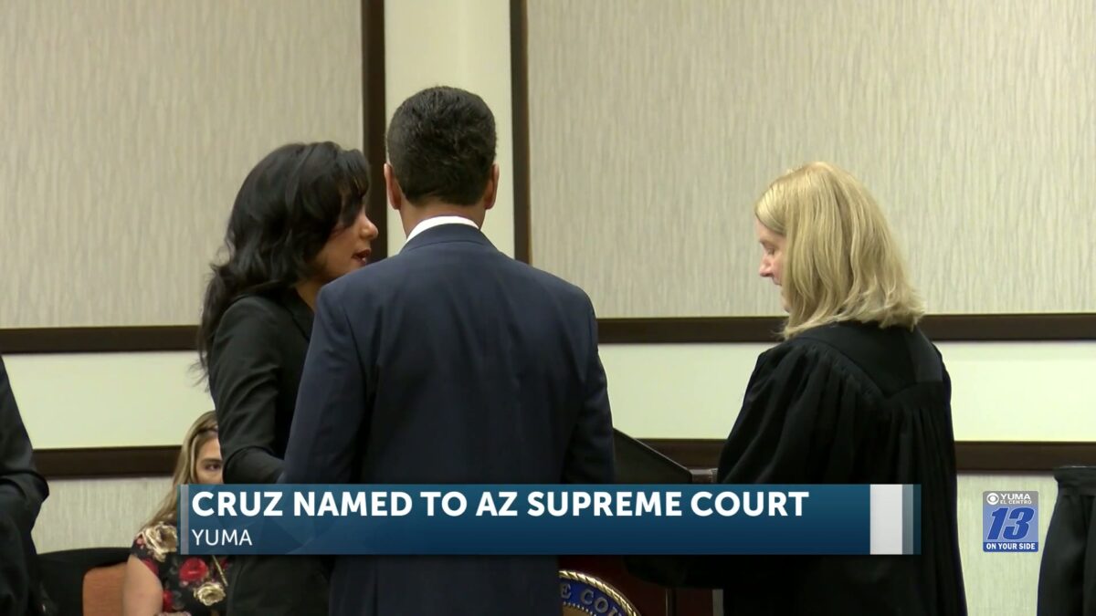 Justice Maria Elena Cruz honored in hometown investiture ceremony