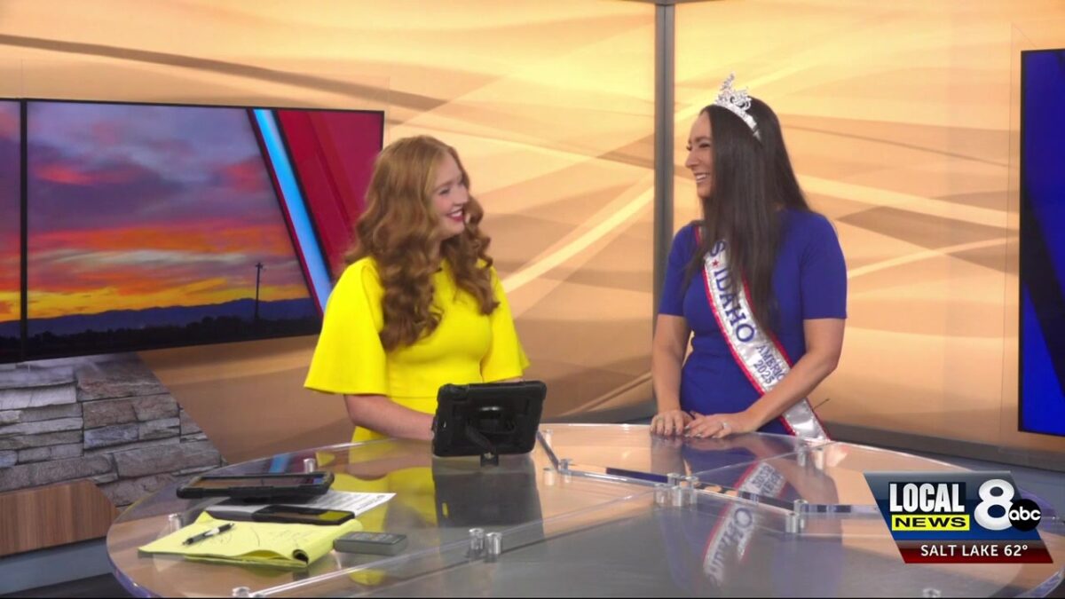 Mrs. Idaho visits Local News 8 studio