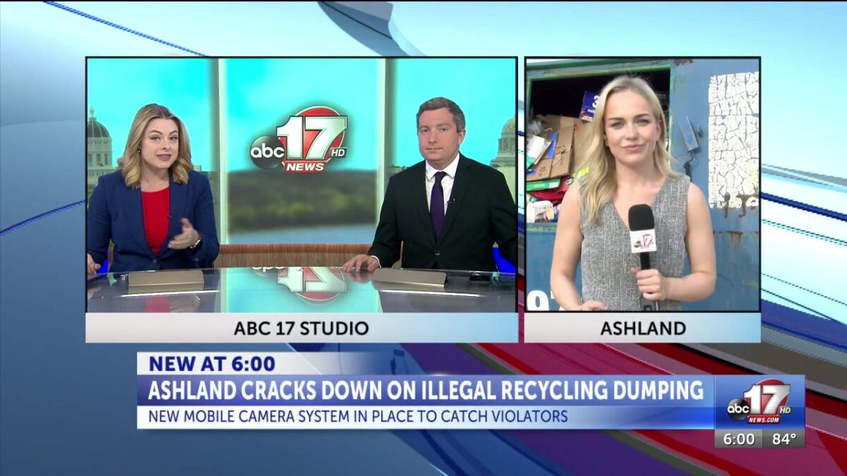 Ashland Police Department says multiple tickets already issued using new camera system for recycling drop-off