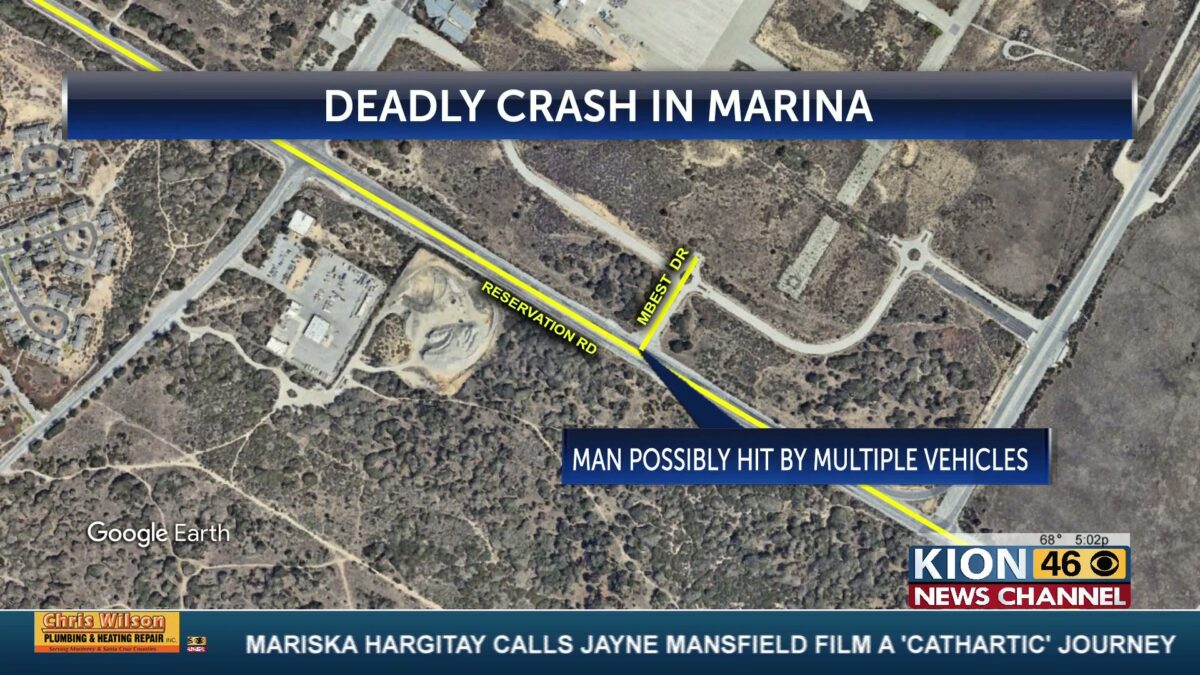 Westbound Reservation Road closed after vehicle hits pedestrian near Marina